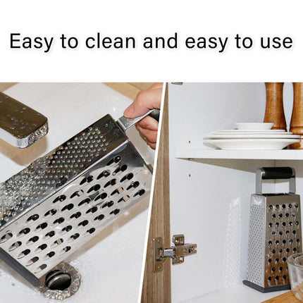 Stainless Steel 4 Sided Kitchen Shredder Multi Purpose Grater Peeler Tool