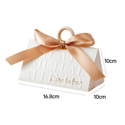 5PCS Portable Luxury Wedding Candy Gift Boxes Favour Packaging High-end Party