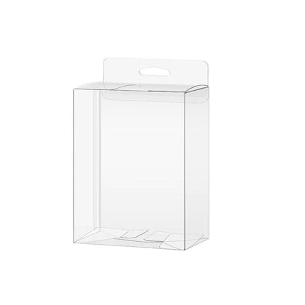 50pcs Transparent Gift Boxes with Hooks Clear Packaging Storage Containers