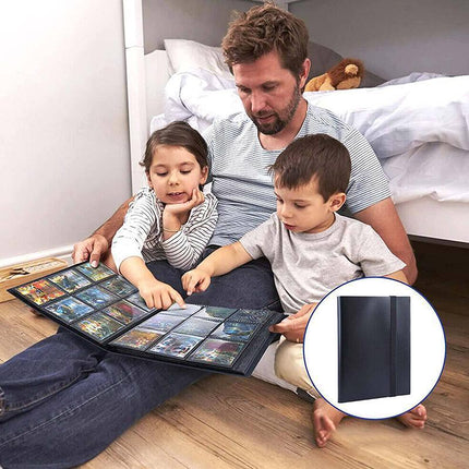 360 Cards Pocket Trading Card Binder 9 Pocket Trading Card Album Folder Case - Aimall