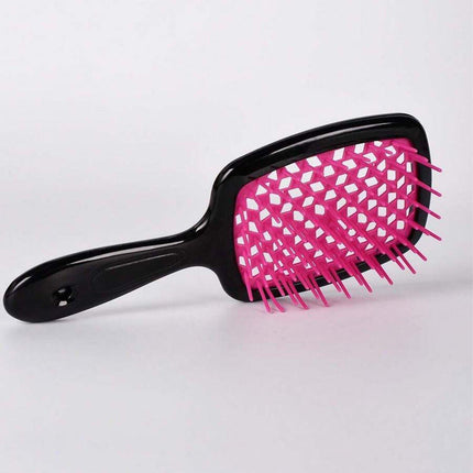 Hollow Out Mesh Air Bag Comb for Curly Hair Fluffy Styling Massage Dry Wet Hair