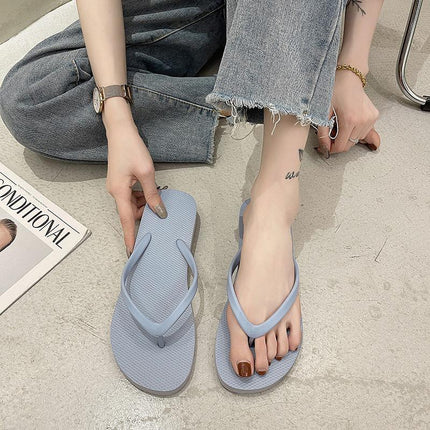 Slippers For Women Casual Fashion Bohemian Beach Shoes Flip Flops Flat Shoes - Aimall