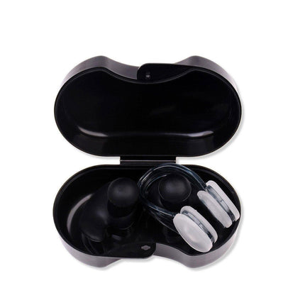 Waterproof Silicone Swimming Earplug Set Soundproof Earplugs with Nose Clip