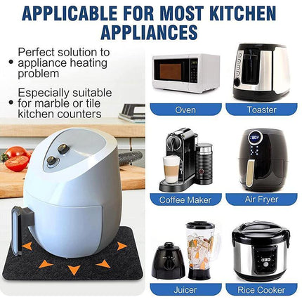 Non Slip Heat Resistant Mat For Air Fryer Kitchen Pads Heat Proof Mat 30 x 45 cm - Aimall