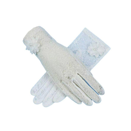 6 Colours Women UV Protection Lace Gloves Touchscreen Non-Slip Driving Gloves