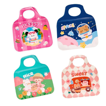 50PCS Cartoon Ziplock Snack Bags Shaped Food Storage Treat Pouches for Parties