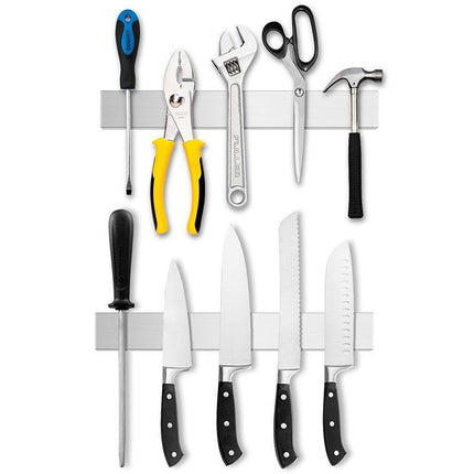 40/50cm Stainless Steel Magnetic Knife Rack Holder Knives Tool Shelf Magnet NEW - Aimall