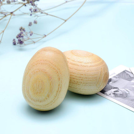6pcs Musical Percussion Instruments Wooden Egg Shakers Rhythm Rattle For Kid Toy