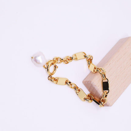 Simple Chunky Chain Bracelet Elegant Trendy Fashion Jewelry for Women Gifts