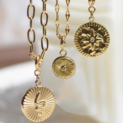 Fashion Detachable Titanium Steel Pendant Various Styles Gift For Woman Lady - Aimall
