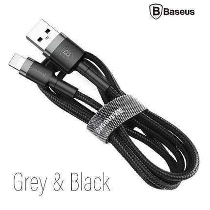 Baseus USB Charging Cable Data Charger Cord For iPhone 13 12 11 XS XR 8 7 iPad 2PCS 1M - Aimall