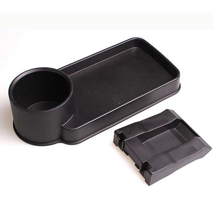 Car Storage Box Clip In Cup Holder Multifunctional Vehicle Seat Side Organizer