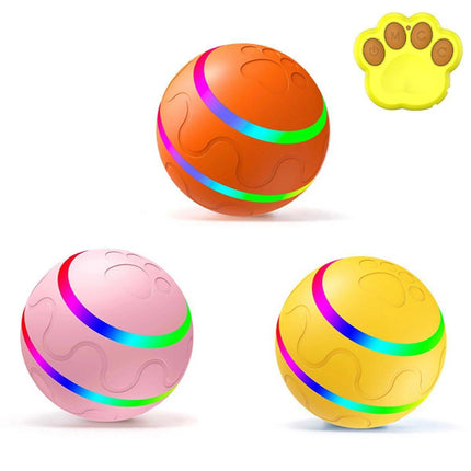 Interactive Smart Cat Dog Automatic Rolling Ball Self-Moving Kitten Pet Toys