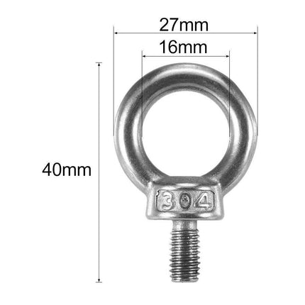 4/8PCS Eye bolt tie down kit for Rhino Pioneer Platform Roof Rack Fix The 4WD Awning - Aimall