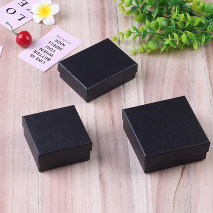 20pcs Ring Earring Gift Boxes Small Jewelry Packaging Storage Case Organiser