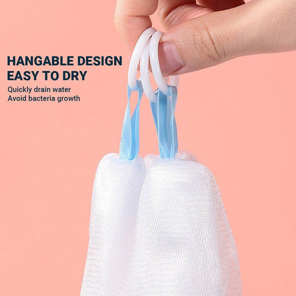 Multi Purpose Foaming Net Facial Cleanser Foaming Mesh Hand Soap Foaming