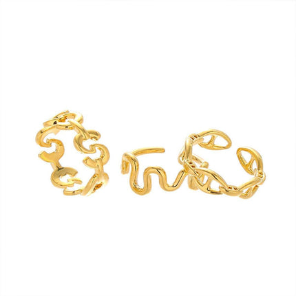Elegant Light Luxury Line Ring for Women Fashionable All Match Personality Style