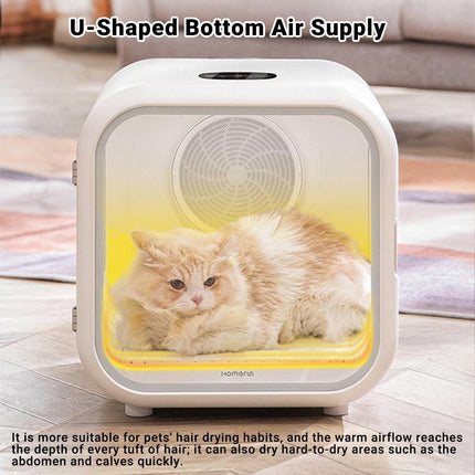 62L Smart Pet Hair Dryer Box Automatic Dryer for Cats and Small Pets Safe Use