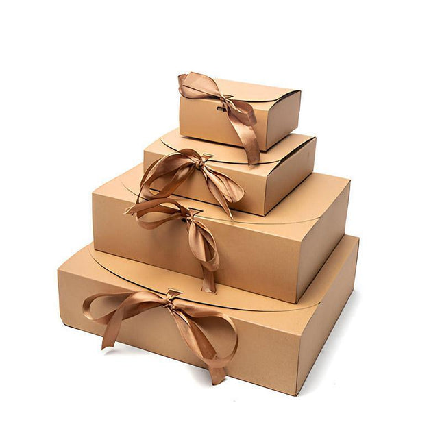 Square Ribbon Gift Box Creative Butterfly Design Chocolate Candy Packaging