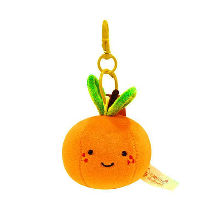 Smile Fruit Vegetable Plush Toys Doll Pendant Keychain Key Ring Bag Decor Kids - Aimall