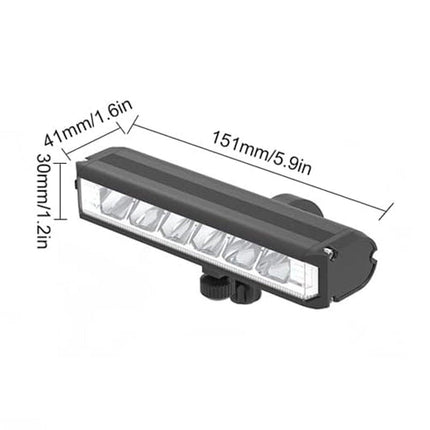 USB Rechargeable Bicycle Light Aluminum Alloy High Brightness LED Front Bike Lamp