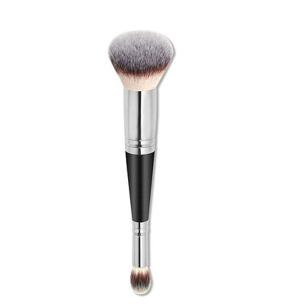 Double Ended Makeup Brush Liquid Foundation Powder Eyeshadow Cosmetic Brush Tool - Aimall