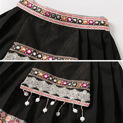 Girl National Hanfu Suit Summer Dress Sling Skirt Two-Piece Clothes