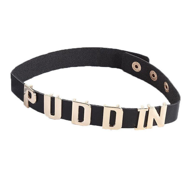 Harley Quinn Puddin Choker Suicide Squad Neck Collar Necklace Halloween Cosplay - Aimall