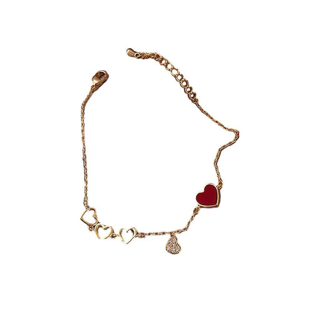 Luxury Zircon Rhinestone Round Bangle Bracelet for Women