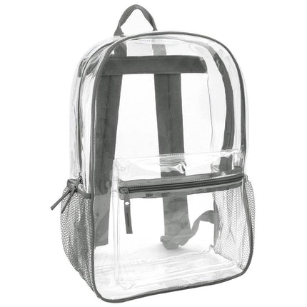 Waterproof Transparent Backpack Double Shoulder Large Capacity School Travel Bag