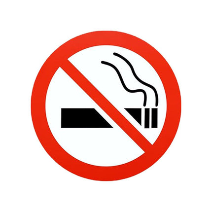 2Rolls Self Adhesive Non Smoking Stickers for Home Office Door Window Decoration