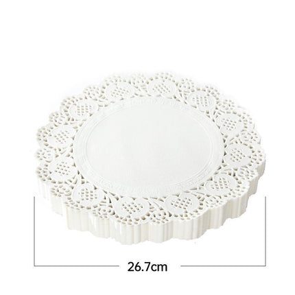 250pcs Baking Parchment Paper Flower Design Kitchen Oil Absorbing Cake Liners