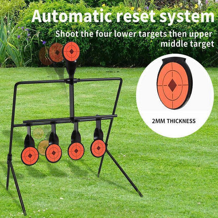Centra Shooting Target Metal Splatter Archery Resetting Air Riffle Gun Game 2Mm - Aimall