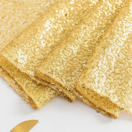 Sequin Table Runner Square Decorative Hotel Tablecloth for Wedding Party Decor