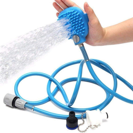 Dog Bath Pet Shower Nozzle Silicone Massage Brush Cat Dog Grooming Supplies