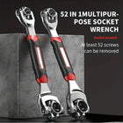 52-in-1 Universal Socket Wrench Multi-Function Multi-Angle Rotary Wrench Tool