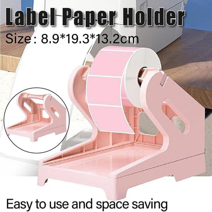 Pink Label Paper Holder Organizer Stand for Office Desk Shelf Storage Solution