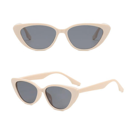 Unisex Womens Mens Retro Rapper Vintage Cat Eye Round Glasses Fashion Sunglasses - Aimall