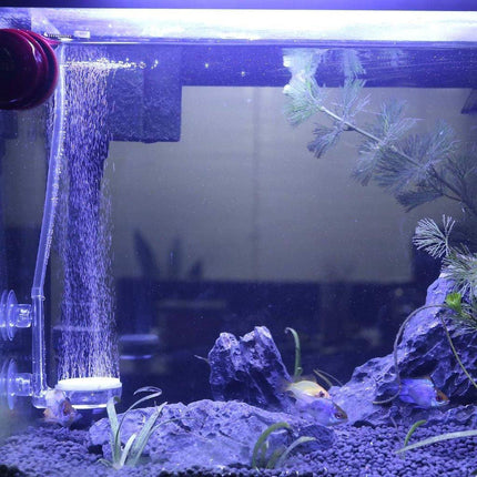 Quiet Bubble Stone Aerator Head Fish Tank Oxygen Pump Nano Air Disc Atomizer