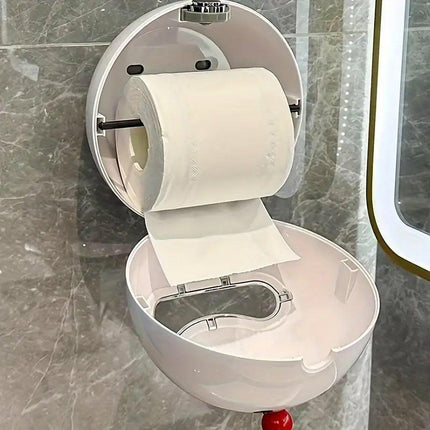 Wall Mounted Paper Towel Holder for Kitchen and Bathroom Roll Dispenser Storage