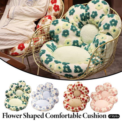 Cute Soft Seat Cushion Flower Shaped Lazy Sofa Pad for Office Chairs and Home Use