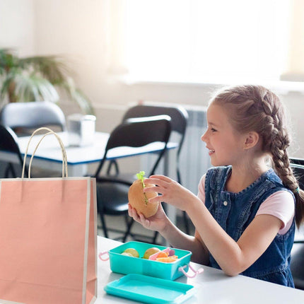 Gift Kraft Paper Bags for Packaging and Takeaway 50PCS