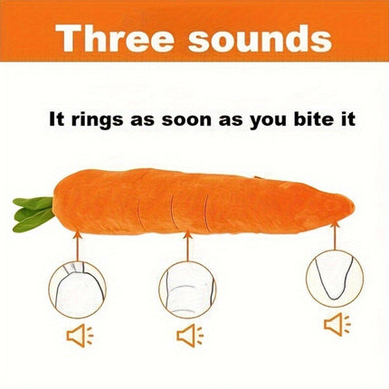 Plush Radish Toy for Pets Bite Doll Fruit Vegetable Cute Pillow Pets Education