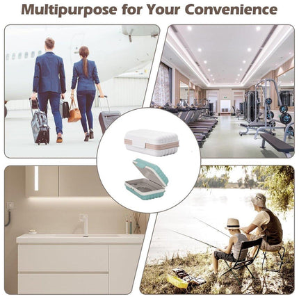 3PCS Soap Holder Travel Soap Container Portable Bar Soap Case Leakproof Soap Box