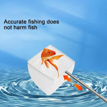 Retractable Fish Net for Fish Tank Pocket Fishing Net with Handle Aquarium Tools