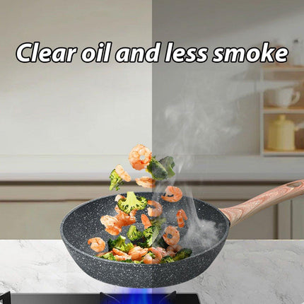 12pcs Maifan Stone Cookware Set Nonstick Steamer Fryer Stew Pot for Home Cooking