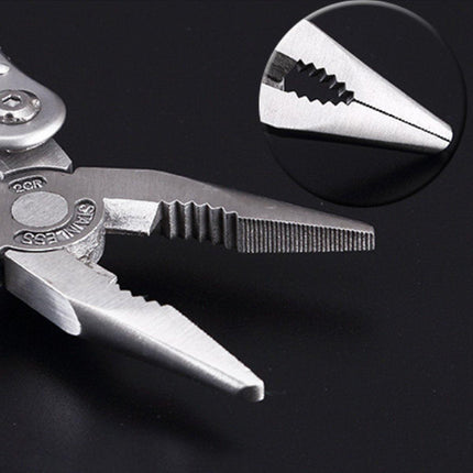 Outdoor Camping Multifunctional Folding Pliers Knife Tool Survival Gear Kit