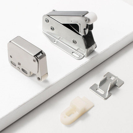 5 Sets Cabinet Door Latch Elephant Trunk Auto Rebound Wardrobe Pusher Catch Kit