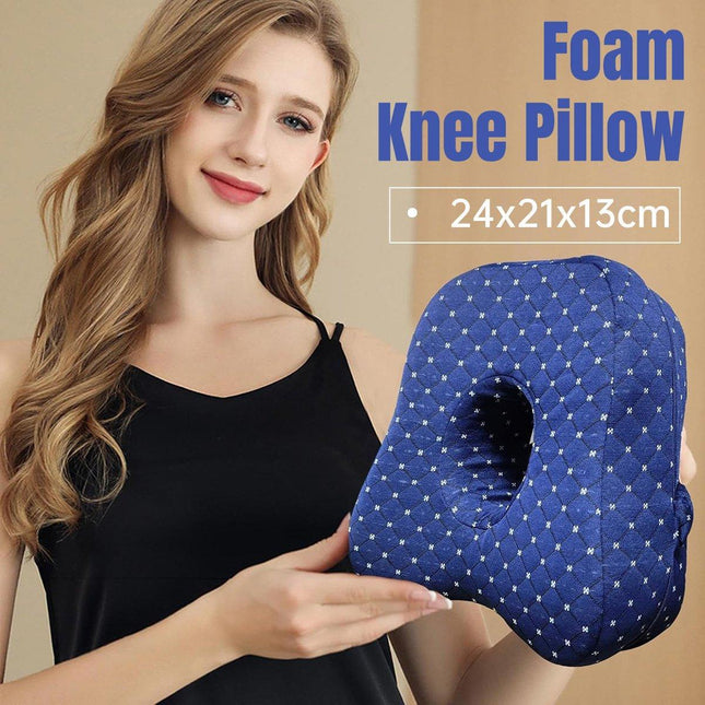 Memory Foam Butterfly Leg Pillow for Lumbar Pain Relief Orthopedic Side Sleep