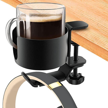 360-degree Rotating Metal Earphone Holder Desk Cup Storage Rack Headphone Stand